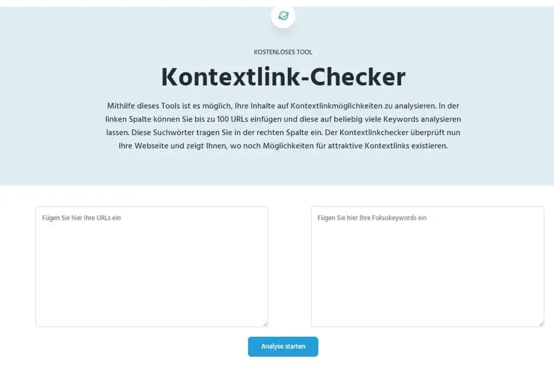 Kontextlink-Checker von Searchware